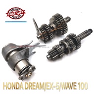 EX5/ DREAM/ WAVE 125/ FUTURE WAVE 110/ DASH110~GEAR BOX FULL SET