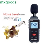 MXGOODS Decibelimeter, Handheld Digital Noise Meter, Mini Environment 30~130dB 0.1 dB Sound Level Me