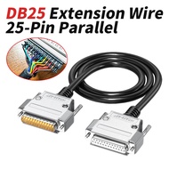 DB25 Extension Wire 25-Pin Parallel Port Serial Port Printer Data Cable 25-Pin Connector Male to Fem