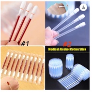 30pcs/Pack Piece Disposable Medical Iodine Cotton Stick Iodine Disinfected Cotton Swab Climbing Aid 