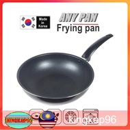 READY STOCK High Quality Korean Stone Coating Frying Pan Wok Pan Kitchen Cooking Pan Memasak Dapur 炒