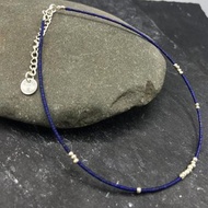 天青石或綠松石和銀腳鐲（BA0004）