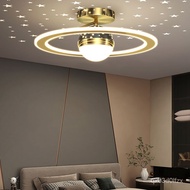 Modern LED Chandelier Lamps for Children Room Boy Study Ceiling Pendant Lights Nursery Bedroom Starry Projection Indoor