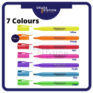 Faber-Castell Highlighter Pen 38 / Pen Penanda / Textliner 38 / Highlighter / Cyber Fluorescent Colo