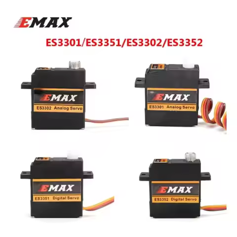 EMAX ES3352 9mm 4.8-6V Analog / Digital Servo Metal Gear for RC Glider Rc Airplane RC Drone