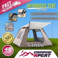 Automatic Tent Open Outdoor 4-8 Person Camping Tent Hiking Khemah Automatik Big Size Family Portable