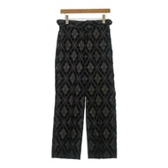 Pants black argyle