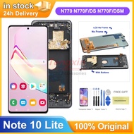 Super AMOLED 6.7'' Display for Samsung Galaxy Note 10 Lite N770 N770F Lcd Display Touch Screen Digit