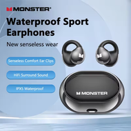 Monster AC600 Ear Hook Headphones High Quality Bluetooth 5.3 HD Call Noise Reduction Long Endurance 