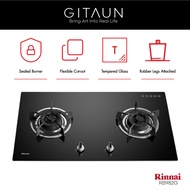 [RINNAI] CERAMIC GLASS KITCHEN HOB / 2 BURNER GAS HOB / CERAMIC GAS HOB / RB983G