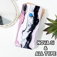 G32 - HUAWEI NOVA 3i Silicone - HUAWEI NOVA 3i pro camera Softcase - PASTEL Motif - Flexible rubber 