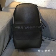 Y-3山本耀司雙肩背包 Y-3背包 休閒旅行背包 Y-3 YOHJI YAMAMOTO 拼接雙肩背包 牛皮真皮包包 筆電包 休閒後背包 男生包包