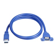 0.3/0.6/1/1.5/3/5M USB Extension Cable 3.0 Data Cord For Laptop TV SSD USB3.0 Male to Female Compute