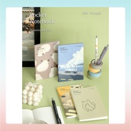 Pocket Notebook Grid | Mini Grid Notebook | Cute Pocket Journal | 4 Designs | Korean Stationery