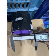 SILICONE 2.5 INCH TO 3 INCH EPMAN BLACK 63MM - 76MM