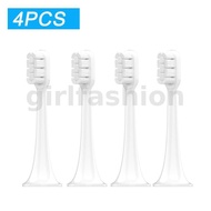 Girlfashion 4Pack Toothbrush Head Replacement for Xiaomi Mijia T500/T300 MES/ 602/601 Sonic Toothbru