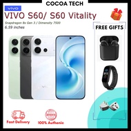 VIVO S60 Snapdragon 8s Gen 3 AMOLED / VIVO S60 Vitality Dimensity 7500 / 6.59 inches Android 16 7200