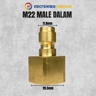 MESIN Quick release adapter M22 female jet cleaner machine output adapter - Quick release hose adapt