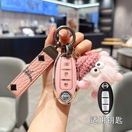 Trend Mall  2/3/4 Buttons TPU Key Cover Holder Keychain Protector For Nissan March/Juke/Cube/Pulsar/