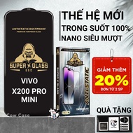 Vivo X200, X200 Pro Mini 5G Cowcase full screen tempered glass | Screen protector for Vivo