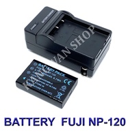 (Saving Set 1+1) FNP120 / NP120 / FNP-120 / NP-120 แบตเตอรี่และแท่นชาร์จสำหรับกล้องฟูจิ Battery and Charger For Fujifilm FinePix 603,FinePix F10,F10 Zoom,FinePix F11,F11 Zoom,FinePix M603,M603 Zoom BY JAVA STORE