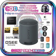 🔥EXTRA BASS🔥 Sony SRS-XB100 Portable Bluetooth Speaker IP67 Waterproof 16H Playtime EXTRA BASS 274g 