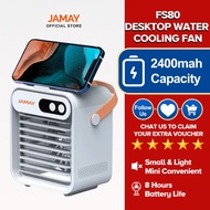 JAMAY Portable Mini Aircond USB Air Cooler Mini Fan Portable Water Cooled Home Air Conditioning With Mirror Phone Holder
