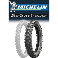 TAYAR TYRE TIRE MICHELIN STARCROSS 5 MEDIUM SCRAM MOTOCROSS OFFROAD 90/100 110/100 120/80 18 19 21 I