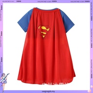 Kids Girl superhero Costume Wonderwomen,Batgirl,Supergirl,Captain America,SpiderGirl