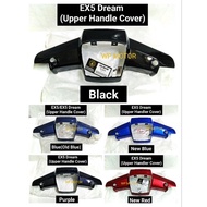 Honda Ex5/Ex5 Dream Upper Handle Cover/Handle Cover Atas(Black,New Red,New Blue,Purple,Blue)