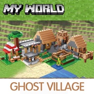 My World The Farm Cottage Village House Building Blocks With Figu