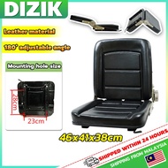 Universal Forklift Seat Kusyen Backhoe Fold Down Adjustable Backrest Heavy Duty Dozer Mini Digger Ag