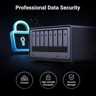 TLF UGREEN NASync DXP8800Plus 8 Bay Desktop NAS  i5 1235u 10-Core CPU 8GB DDR5 RAM 128G SSD Networki