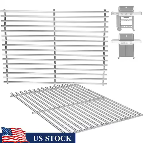 Replacement Grill Grates 18.75 Inch Weber Genesis II 300 GS4 LX 300 Series Stainless Steel Cooking G
