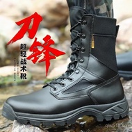 Genuine Waterproof Hiking Boots CQB Shock Absorption Combat Tactical Boots Ultra-light Breathable No