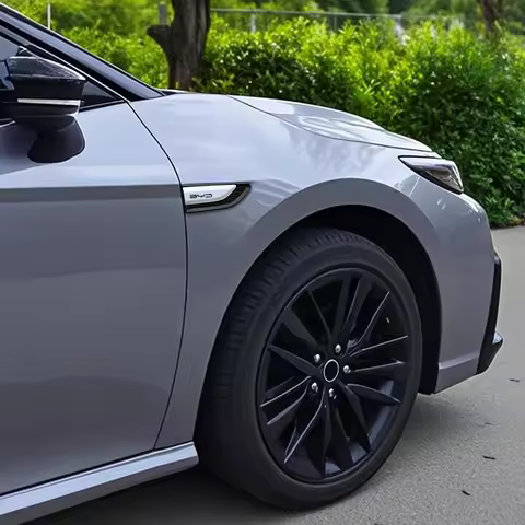 Car Front Side Fender Grille Sticker ABS Trim For BYD M6 G3 G5 T3 13 F3 F0 S6 S7 E5 E6 L3 tang yuan 