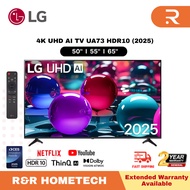 [Seller Own Lorry - KL/PNG/KDH/PERAK] LG 50''/55''/ 65'' 4K UHD AI TV UA73 HDR10 50UA7350PSB/ 55UA73