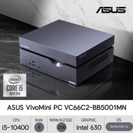 [ASUS MINI PC]ASUS VivoMini VC66-C2 - Intel Core i5-10400 - 8 GB DDR4 - 256 GB SSD - I- Windows 11