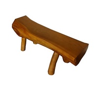 【吉迪市100%全柚木家具】EFACH017A1 柚木樹幹造型條凳 長凳