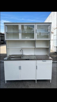 ตู้ครัวอลูมิเนียมแท้ 100% /  SIZE 100  150 CM / ทรงสูง