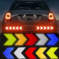 [ Featured ] High Reflective Tape - Car Reflective Sticker - Night Safety Warning Strips - PET Waterproof - Arrow Sign Tape - Auto Styling Sticker - For Car Bumper Trunk