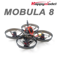 HappyModel Mobula8 1-2S 85mm Micro FPV Whoop Drone X12 AIO Flight Controller 400mW OPENVTX Caddx Ant 1200TVL EX1103 KV11000