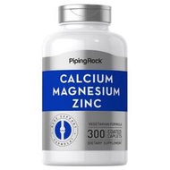 【全館免運】Piping Rock Calcium Magnesium Zinc 鈣 鎂 鋅 300顆