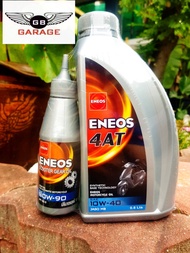 น้ำมันเครื่องพร้อมน้ำมันเฟืองท้ายรถจักรยานยนต์ออโต้ (AUTO) ENEOS 4AT