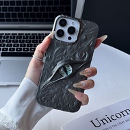 3D Angel Eye Electroplating Soft Case for iPhone 11 12 13 14 15 16 17 Pro Max Plus 17Air Simple Anti