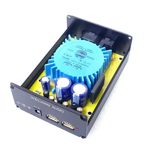 15W DC5V USB Audio Linear Power Supply for TALEMA LT1086CT CLC Filters DC5521 Low Noise CAS XMOS For