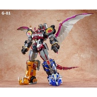 READY STOCK Beast King Model G-01 Power Ranger Dino Megazord Daizyujin Robotech Action Figure