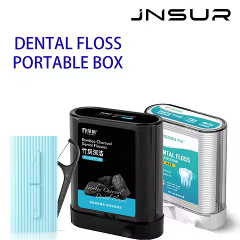 Push Pull Portable Dental Floss Storage Box Automatic dental floss Hilo Floss Teeth Cleaning Tooth P