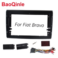 For Fiat Bravo 198 2006-2016 Car 9'' Android Radio Player Panel Frame 2008 2012 2013 2 Din Dash Kit Install Trim a Set Cover