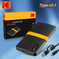 Kodak Portable SSD 2TB 1TB External Solid State Drives 256gb Hard Disk 512gb High Speed 450MB/S USB3